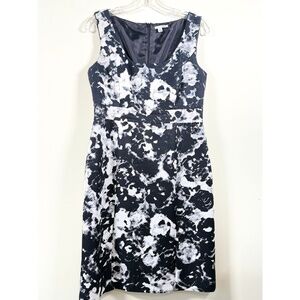 Black and White sleeveless dress